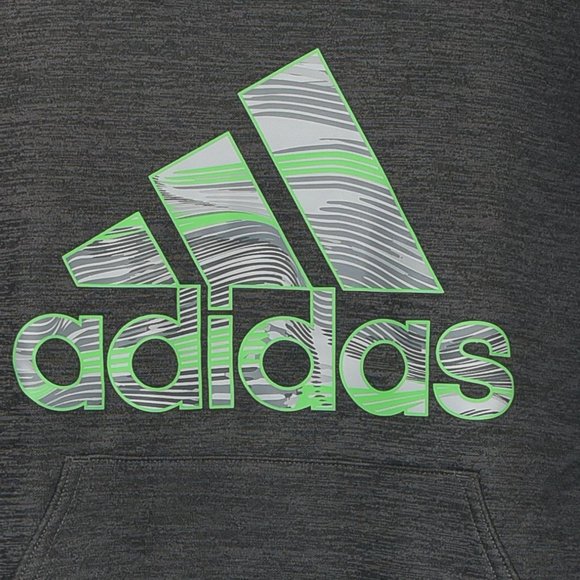 adidas boys youth fleece tech hoodie Gray - Picture 2 of 5